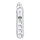 Переноска з юсб Мережевий подовжувач LDNIO SE4432 4USB 3.4A / 4 Socket