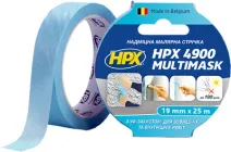 Малярська стрічка HPX 4900 Multimask надміцна з УФ-захистом 19 мм х 25 м Блакитна (EW1925)