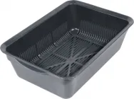 Туалет Тигрис глибокий із сіткою сірий 40 x 27 x 13 см (4820276197152)