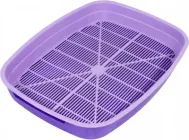 Туалет Тигрис з сіткою фіолетовий 37 x 28 x 6 см (4820276197237)