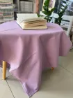 Скатертина однотонна з Тефлоновим покриттям бавовняна Водовідштовхувальна 120х175 см Лавандова