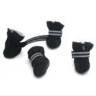 Черевички для собак та котів Zoo-hunt Фліс чорні 3XS