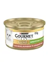 Упаковка вологого корму Purina Gourmet Gold для котів з качкою, морквою та шпинатом (шматочки в паштеті) 85 г x 24 шт
