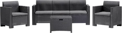 Набір садових меблів Bica Nebraska 3 Графіт (8003723490686)