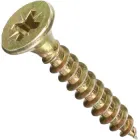 Саморіз 3,0 х 25 мм універсальний з потайною головкою цинк 100 шт. Жовтий