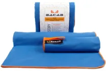 Комплект супер-рушників BACAB Dry Fast з мікрофібри для спорту і туризму 150x80 см 100х50 см Blue