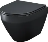 Унітаз підвісний AM.PM Spirit V2.0 C701700MBSC FlashClean c сидінням SoftClose дюропласт чорний