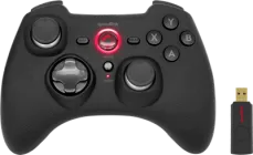 Геймпад бездротовий SPEEDLINK RAIT Gamepad - Wireless - for PC/PS3/Switch/OLED rubber-black (SL-650110-BK)