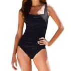 Купальник жіночий стягуючий злитий чорний L