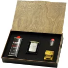 Подарунковий набір Zippo Запальничка 207 + Коробка + Бензин + Кремні + Чохол molle піксель