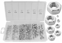 Набір гайок із нержавіючої сталі M3, M4, M5, M6, M8, M10 Vorfal V09053 300 шт.