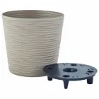 Вазон Алеана Ф'ЮЖН з низькою вставкою d12*11, какао (115086)