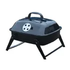 Складаний вугільний міні гриль-барбекю з переносною ручкою на ніжках Levistella LV210715S