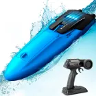 Катер із водометом (без гвинтів) 28 км/чб 7.4V 1100 мАг Double Jet S3 Блакитний