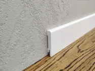 Плінтус Kluchuk MDF Прямий RAL 9003 60х12х2000 Білий MDF-М60