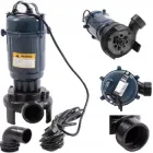 Фекальний дренажний насос Rona з різальним ножем подрібнювачем 2.6 кВт для брудної води фекалій, зливних ям WQCD