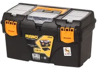 Ящик для інструментів Mano класичний з органайзером 18" 432x250x238 мм Чорний (C.OR-18)