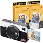 Подарунковий набір Фотокамера миттєвого друку KODAK Mini Shot 2 Retro White + картриджі (68 фото)