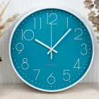 Настінний годинник безшумний Losso Premium - Блакитний