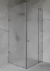Душова кабіна з розпашними дверми з дверцятами на склі S-Mix 2000х900х900 мм Матова