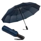 Парасолька чоловіча складана 12 спиць повний автомат KAFA 3260 синій