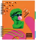 Блокнот Optima Antique Жовтогарячий B5 у клітинку 120 аркушів (O20356-18)