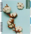 Блокнот Optima Flowers B5 у клітинку 120 аркушів (O20356-16)