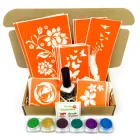 Набір для біо-тату "Літо 2.0 - гліттер" від Fresh Tattoo (set-summer-v2-glitter)