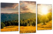 Модульна картина в вітальню / спальню Природа Art-712_3 (53ч100см)