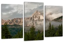 Модульна картина в вітальню / спальню Гірський пейзаж Art-656_3 (53ч100см)