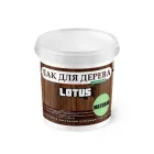 Лак акриловий для дерева LOTUS Прозорий Матовий 0.5 л (1682773740_rozetka)