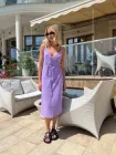 Жіночий сарафан COSY з мусліна L лаванда MS2