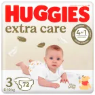 Підгузки Huggies Extra Care Mega 3 6-10 кг 72 шт (5029053578095)