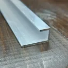 L профіль направляюча під товщину наповнення до 10мм, без покриття, деталь 0,5 метри
