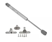 Амортизатор газовий GTV для ДСП 80N меблевий L=270 мм сірий відкриття вверх