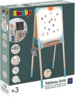 Двосторонній дерев'яний мольберт Smoby Toys Веселе навчання 80 аксесуарів 50х55х120 см (3032164104017)