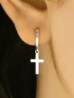 Сережки з хрестиками зі срібла 925 (АРТ. №6046) Dadiverin Jewelry