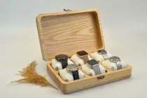 Дерев'яна шкатулка для годинників на 6 слотів Mr Bell 26,5x18x8 см