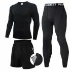 Костюм спортивний компрессійний чоловічий Pro-Combat чорний L