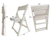 Дерев'яний складний стілець МоД 35x370x850