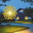 Вуличний Газонний грунтовій світильник "Феєрверк" на сонячній батареї, 150 світлодіодів, 50 ліній, 8 режимів SunStarlight