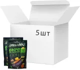 Упаковка натуральної приправи Приправка для картоплі й овочів "Овочі по-італійськи" з натуральним сиром Чедер, орегано та базиліком 30 г х 5 шт. (4820195512869)