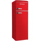 Холодильник Snaige з верхн. мороз., 172.5x63х56, холод.від.-201л, мороз.від.-57л, 2дв., A++, ST, retro, червоний (FR27SM-PRR50E)
