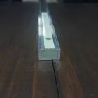 Т трек профіль алюмінієвий 18х10,5 під болт М8 без покриття, деталь 0,5 метри + повзун 12см