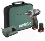 Акумуляторний дриль-шурупокрут Metabo PowerMaxx BS Basic 2 акб 2.0 Ah, з/п, в сумці (600079550)