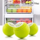 Поглинач для усунення запаху в холодильник кульки "Свіжість" Fridge Balls набір 3 шт