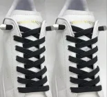 Ліниві шнурки, еластичні шнурки з фіксаторами, 1 м, Чорний (28082342021)