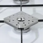 Вогнетривкий розсікач полум'я 9.3x9.3 см сталевий для адаптації конфорки під посуд з маленьким дном