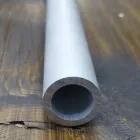 Труба кругла алюмінієва 10х2,5 анод срібло, деталь 0,5 метри