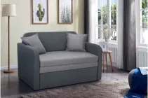 Диван для вітальні розкладний дерево + ДВП Меблі М КАРЛСОН 1.1 тканина сірий / світло - сірий